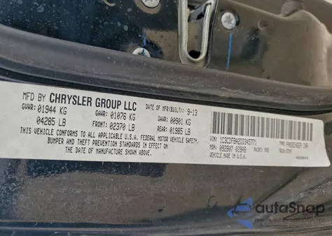 2013 Dodge Dart Sxt z USA, uszkodzony, nr VIN 1C3CDFBA2DD345771